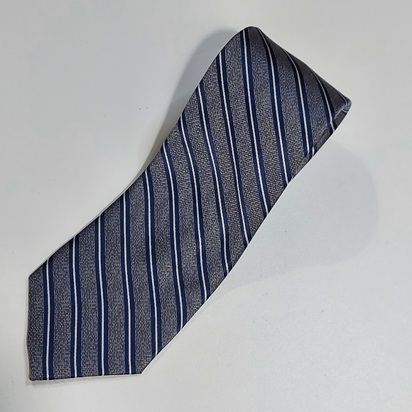 Joseph Abboud Angled Striped 100% Silk Neck Tie 👔 - Picture 6 of 10